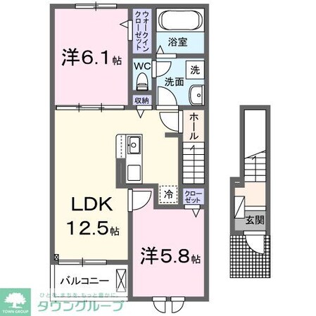 カーム・ディクレット IIの物件間取画像